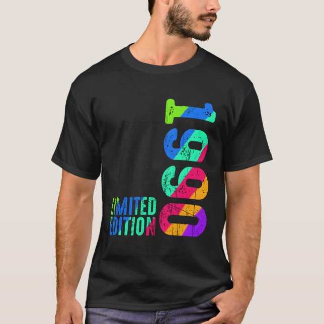 Camiseta 1990 1990 Ano 1990 1990 Desde 1990 (Frente)