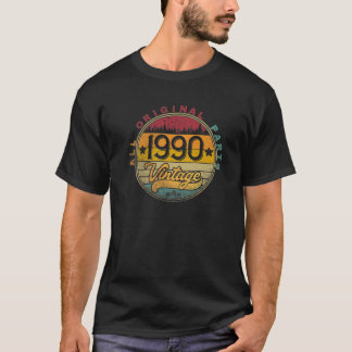 Camiseta 1990 32º Aniversário Presente 32 Anos De Idade, Re