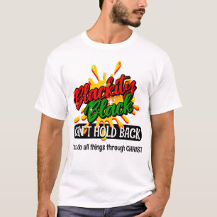 Camiseta 1990 não pode segurar o negro cristão