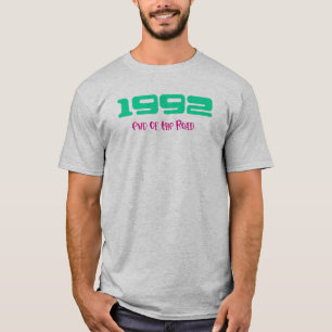 Camiseta 1992 Música Principal, Fim De Estrada