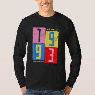Camiseta 1993 peças originais da antiga escola na década de