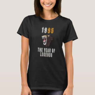 Camiseta 1995 Ano de nascimento 1995 Ano de aniversário das