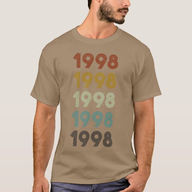 Camiseta 1998 engraçado (Frente)