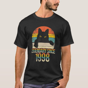 Camiseta 1998 Gato Vintage Gato Legal Gato Ee Para Homens