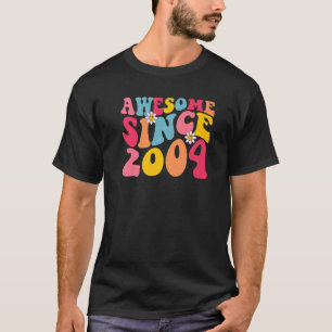 Camiseta 19.º aniversário incrível desde 2004 Retro 19 anos