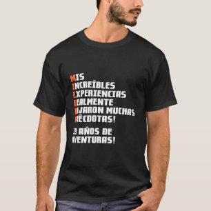 Camiseta 19 Aã±Os De Aventuras