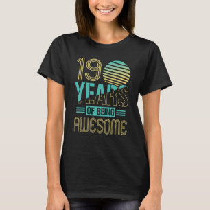 Camiseta 19 anos 19.o aniversário 20