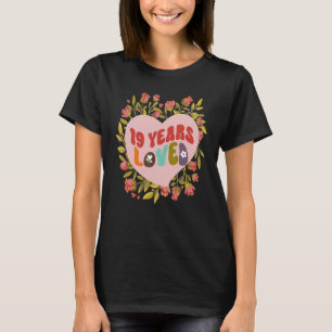 Camiseta 19 anos amavam as mulheres celebrações de aniversá