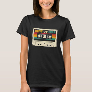 Camiseta 19 anos de idade Melhor de 2004 Cassette Tape 19º
