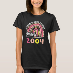 Camiseta 19 anos Presentes 19º Nascer de aniversário em 200