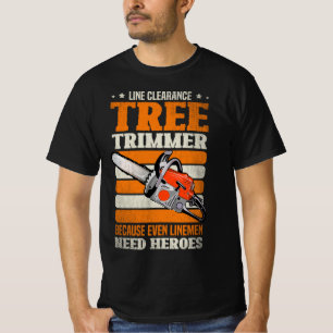 Camiseta 19.Arborista para aparador de árvores