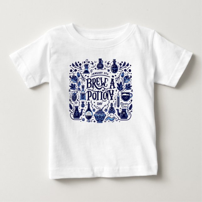 Camiseta 19 de janeiro - Crie um dia de poção (Frente)