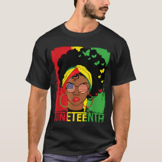 Camiseta 19 Lembrando Meus Ancestrais Liberdade Negra