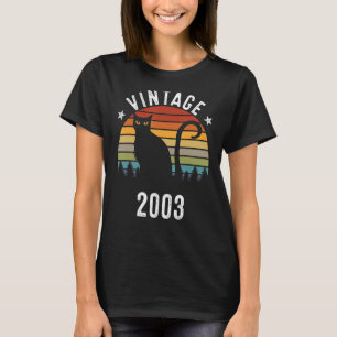 Camiseta 19.o aniversário Vintage 2003 19 anos