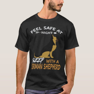 Camiseta 19 Sinta-se Seguro à Noite Durma Com Um Pastor Ale