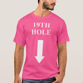 Camiseta 19A Ideia De Golfe De Buraco 19 Golfistas