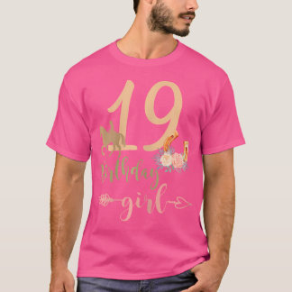 Camiseta 19Th Birthday Girl Horse Lover 19 Years Birthday P
