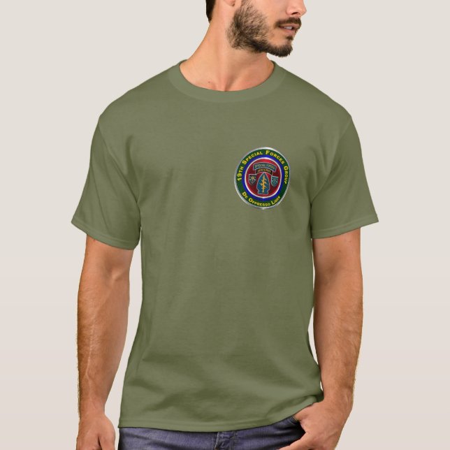 Camiseta 19th Special Forces Group Airborne (Frente)