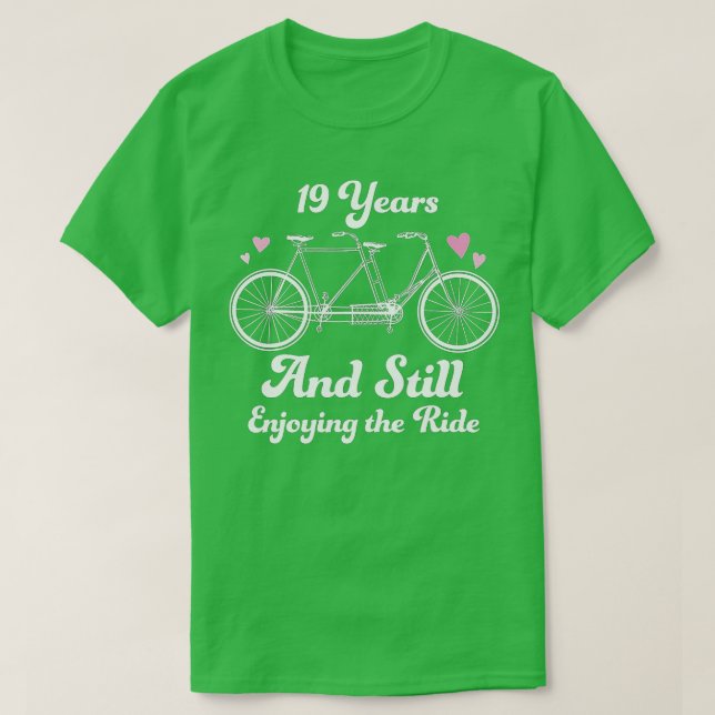 Camiseta 19th Wedding Anniversary  19 Years Together Gift I (Frente do Design)