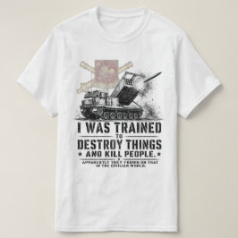 Camiseta 1-33 Artilharia de Campanha MLRS