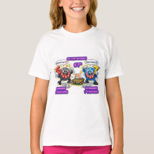 Camiseta 1,98 m Elementos Químicos Vitais para a Sobrevivên
