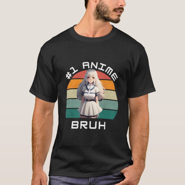Camiseta 1 Anime Bruh Ga Kawaii Beautiful (Frente)