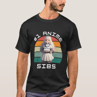 Camiseta 1 Anime Sibs Ga Kawaii Belo