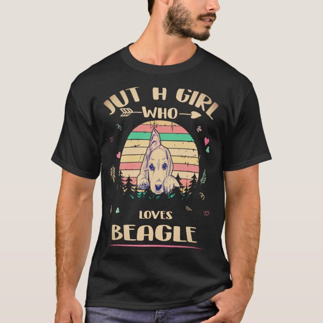 Camiseta 1 Apenas Uma Garota Que Ama Beagle (Frente)
