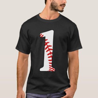 Camiseta 1 Beisebol Kids Baseball Mãe Jersey Amor Baseball