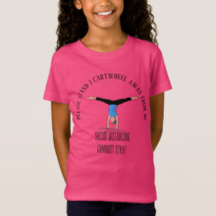 Camiseta 1 carvoleiro, distância social para ginastas