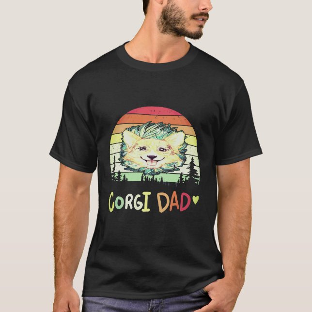Camiseta 1 Corgi Pai Corgi (Frente)