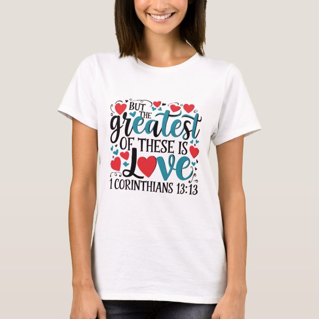 Camiseta 1 Corintianos 13 (Frente)