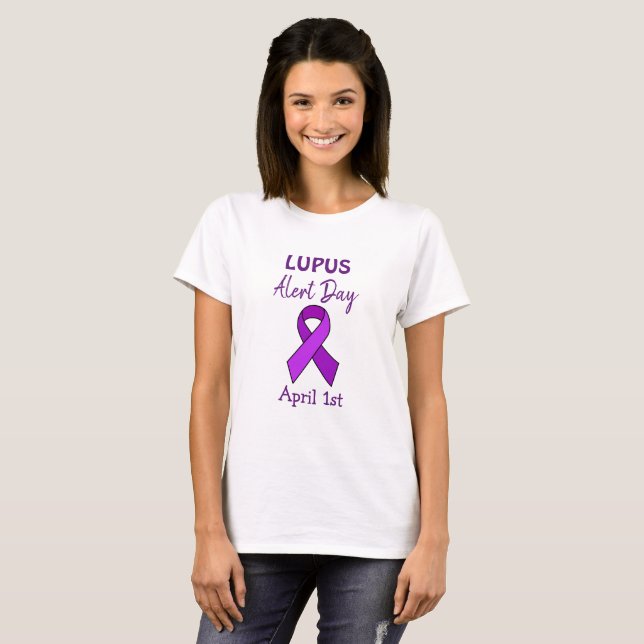 Camiseta 1 de abril é dia de alerta de Lupus (Frente Completa)