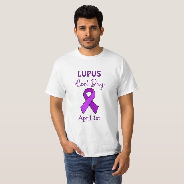 Camiseta 1 de abril é dia de alerta de Lupus (Frente Completa)