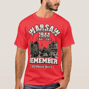 Camiseta 1 de agosto de 1944 Levante de Varsóvia