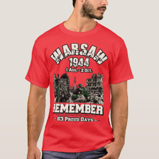 Camiseta 1 de agosto de 1944 Levante de Varsóvia