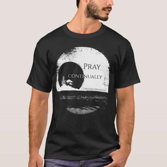 Camiseta 1 de Salónica 5:17 (Frente)