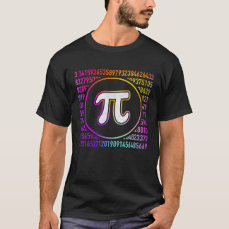 Camiseta 1 Estilo 3 14 Dia do Pi Matemática Professor Aluno