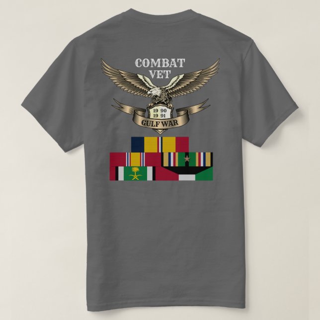 CAMISETA 1 ESTRELA COMBATENDO A GUERRA DO GOLFO EFP (Verso do Design)