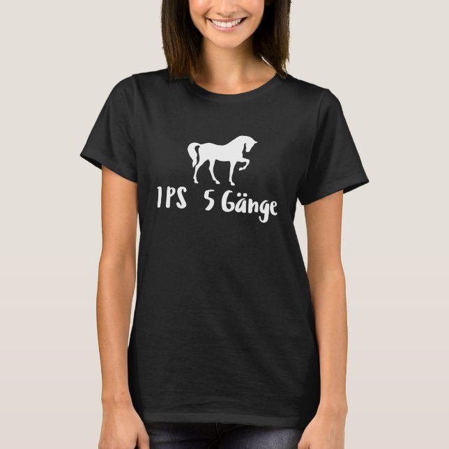 Camiseta 1 HP 5 speed horses (Frente)