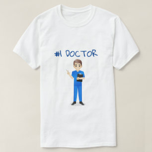 CAMISETA ***#1 MÉDICO *** MOSTRE-LHE QUE SE IMPORTA COM TT