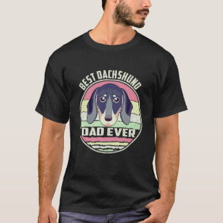 Camiseta 1 Melhor Pai Dachshund de Todos