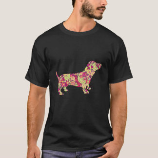 Camiseta 1 Menina Dachshund-Dachshund Engraçado Amantes de 