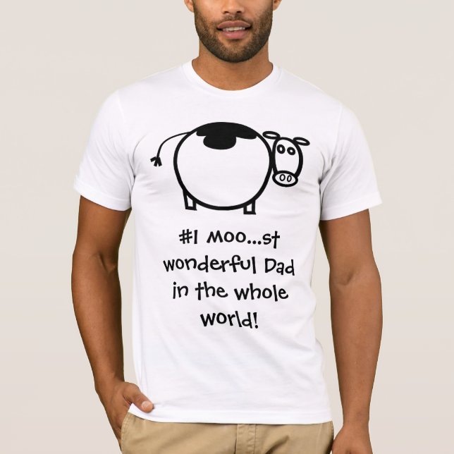 Camiseta #1 Moo...rua Fantástico Pai (Frente)