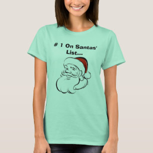 Camiseta # 1 na lista de Santa…