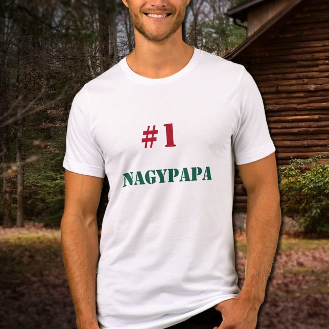 Camiseta #1 Nagypapa (Criador carregado)