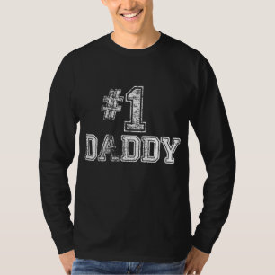 Camiseta 1 Pai - Presente de Dia de os pais Número Um