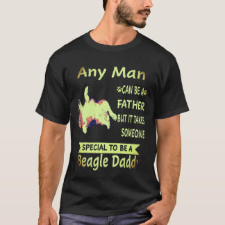 Camiseta 1 Qualquer Homem - Beagle Daddy Beagle
