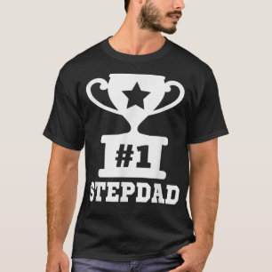Camiseta 1 Stepdad Número Um Stepdad Stepdad Funny Fath