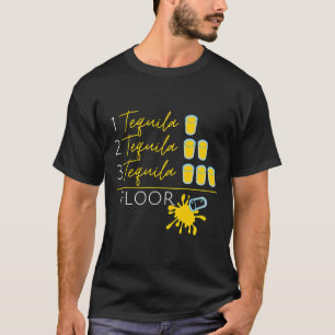 Camiseta 1 Tequila 2 Tequila 3 Tequila Floor Fun M